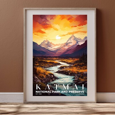 Katmai National Park and Preserve Poster, Travel Art, Office Poster, Home Decor | S6 - image4